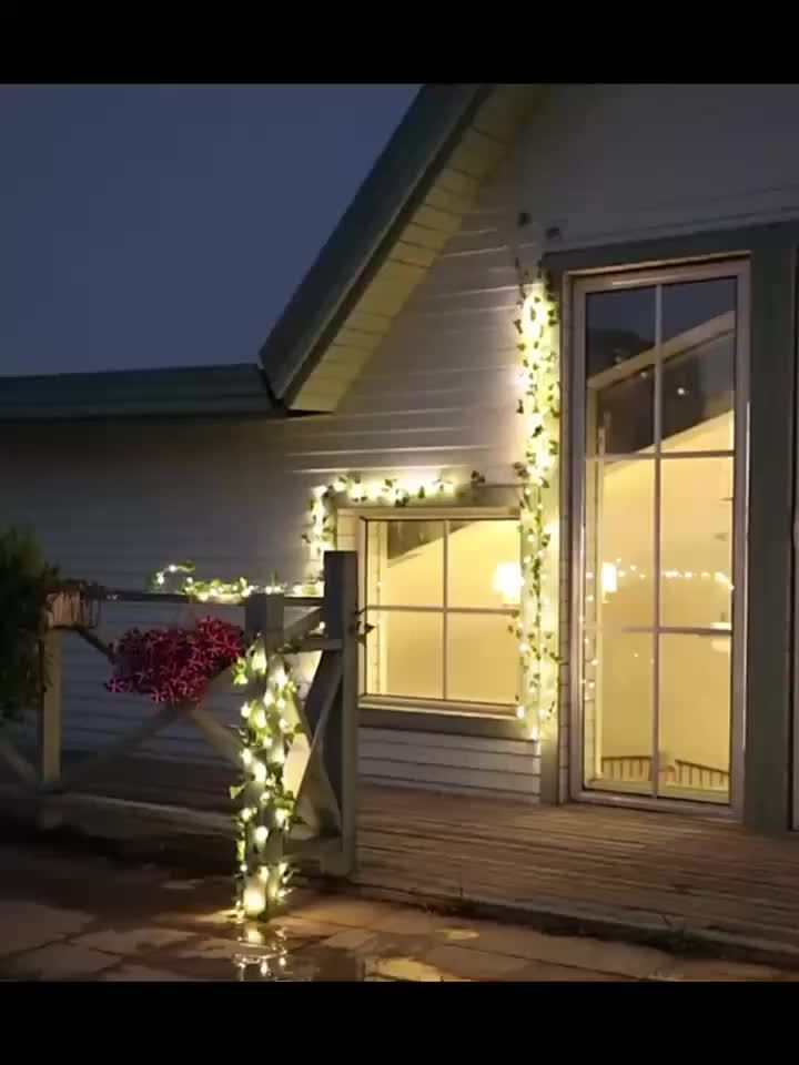 Artificial Leaf String Lights