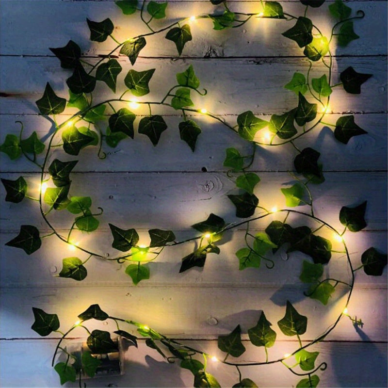 Artificial Leaf String Lights