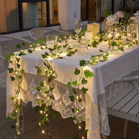 Artificial Leaf String Lights