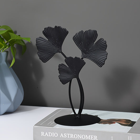 Leaf Metal Sculpture  Desktop Decor